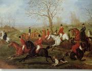 unknow artist Classical hunting fox, Equestrian and Beautiful Horses, 074. oil on canvas